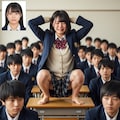 【衝撃】屈辱の舞台は教室の机：多数男子の前で「晒し上げ」られた女子生徒の悲劇⑤ 12枚目