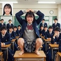 【衝撃】屈辱の舞台は教室の机：多数男子の前で「晒し上げ」られた女子生徒の悲劇⑤ 2枚目