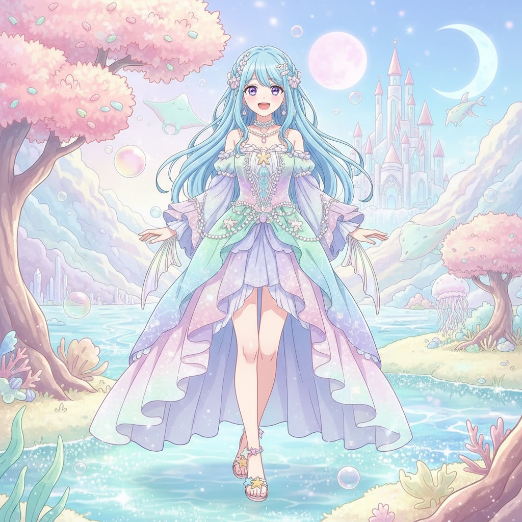 パステルの国のお姫様 | の人気AIイラスト・グラビア