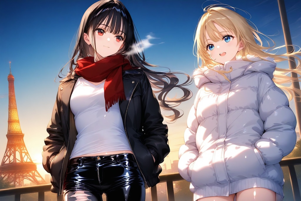 ちちぷいちゃんとししょちゃんの冬デート