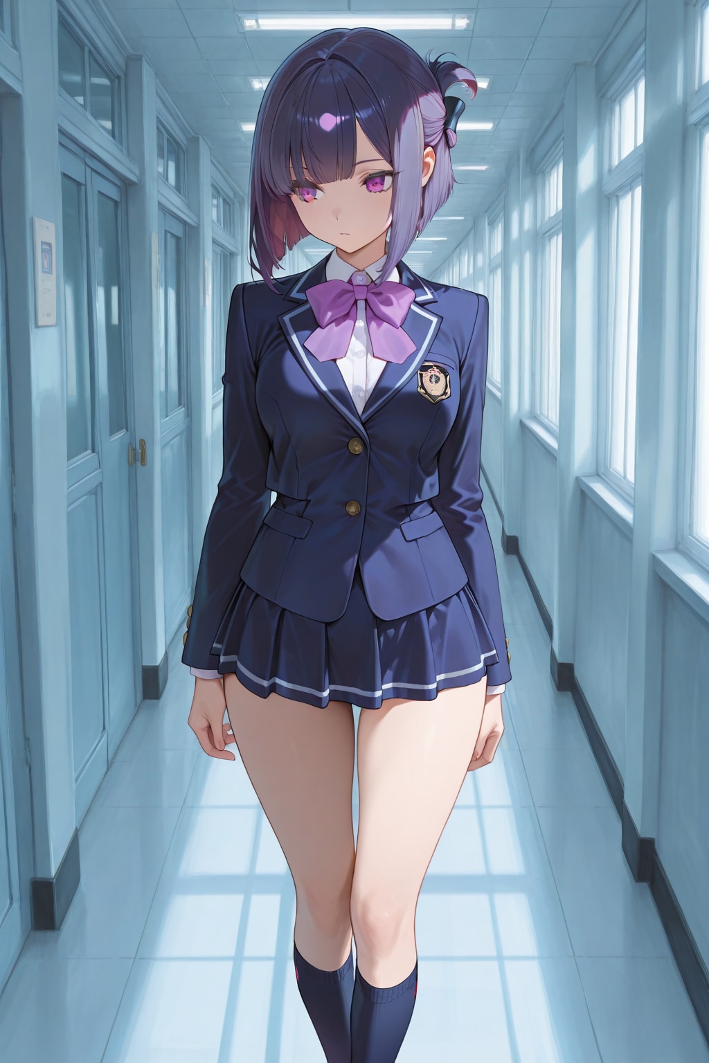 紫色が似合う女の子12