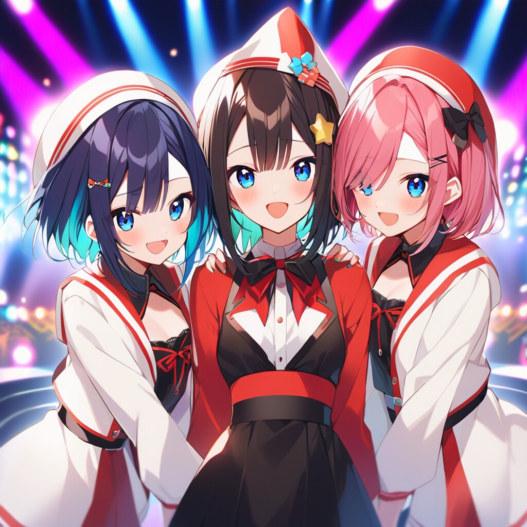 仲直りアイドル | の人気AIイラスト・グラビア