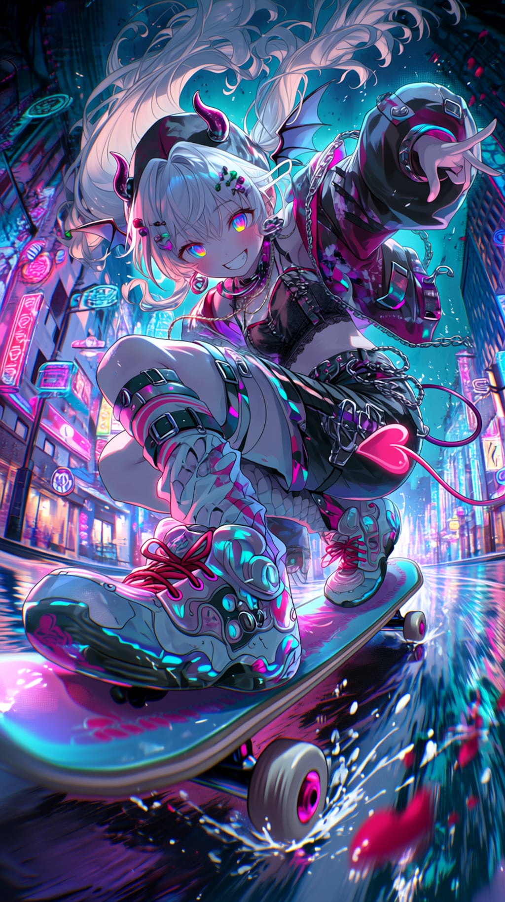 Midnight Devil Skater  「真夜中を滑る小悪魔」