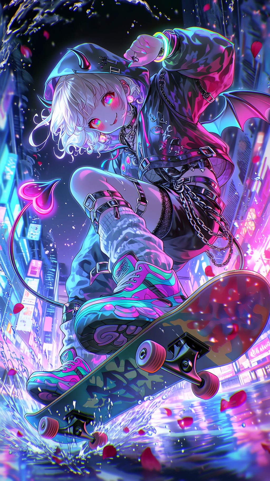 Midnight Devil Skater  「真夜中を滑る小悪魔」