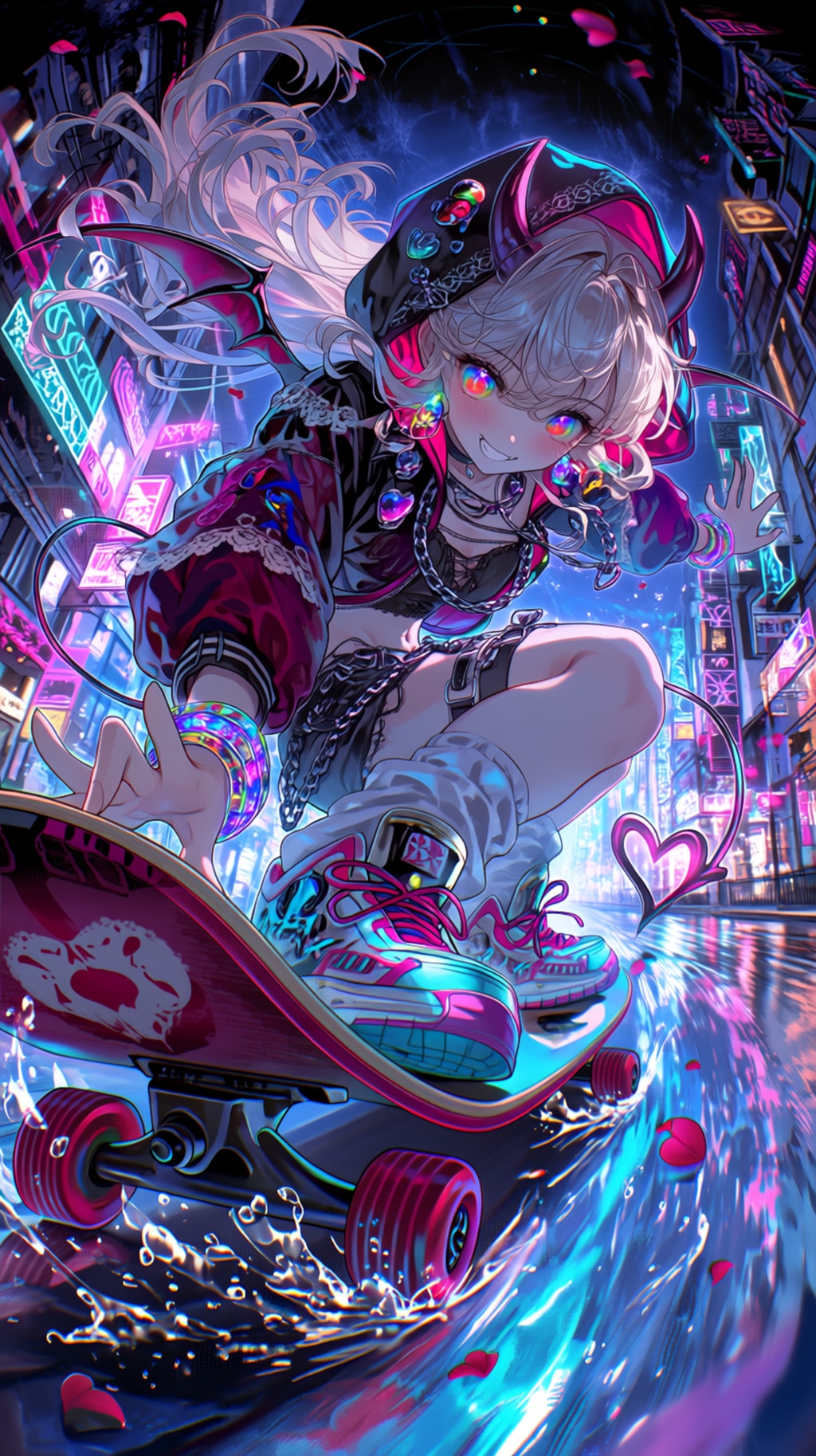 Midnight Devil Skater  「真夜中を滑る小悪魔」