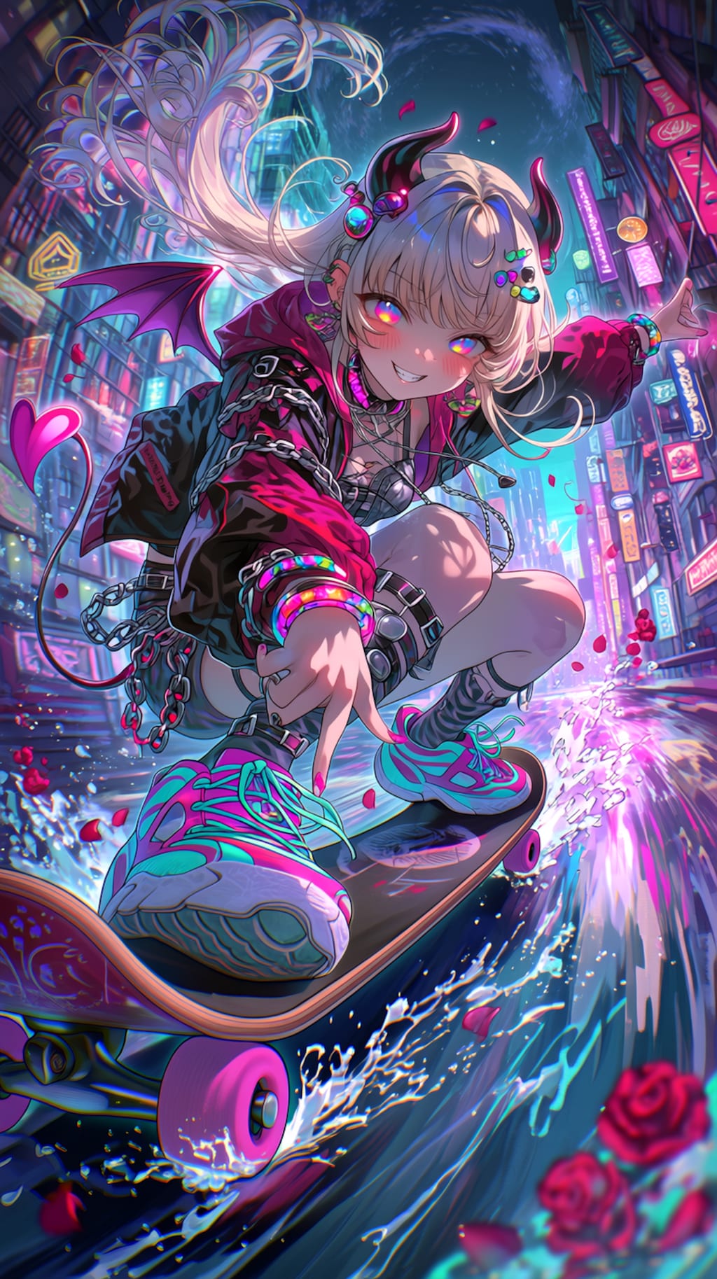 Midnight Devil Skater  「真夜中を滑る小悪魔」