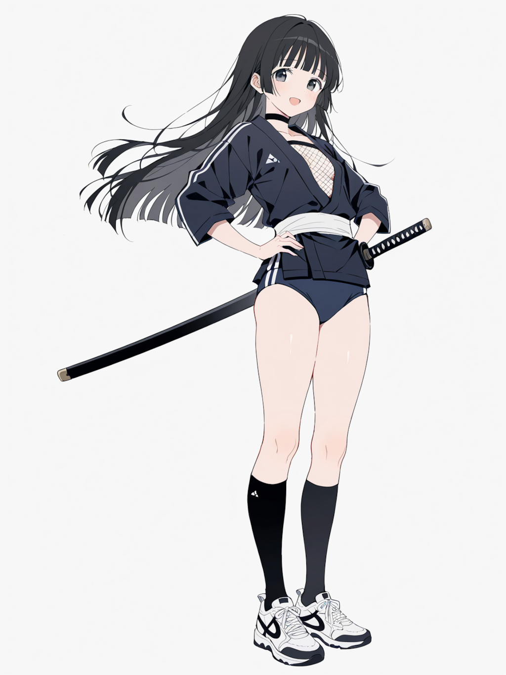 ツートップの白黒忍ルマ【刀使い】