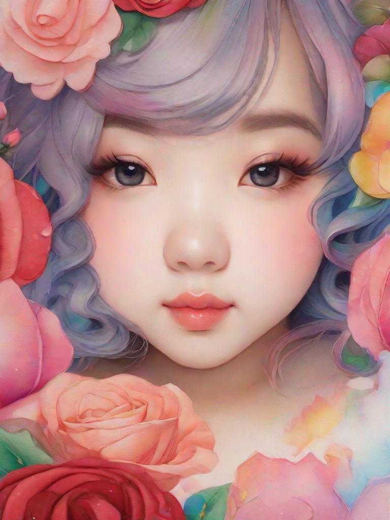 薔薇と女子