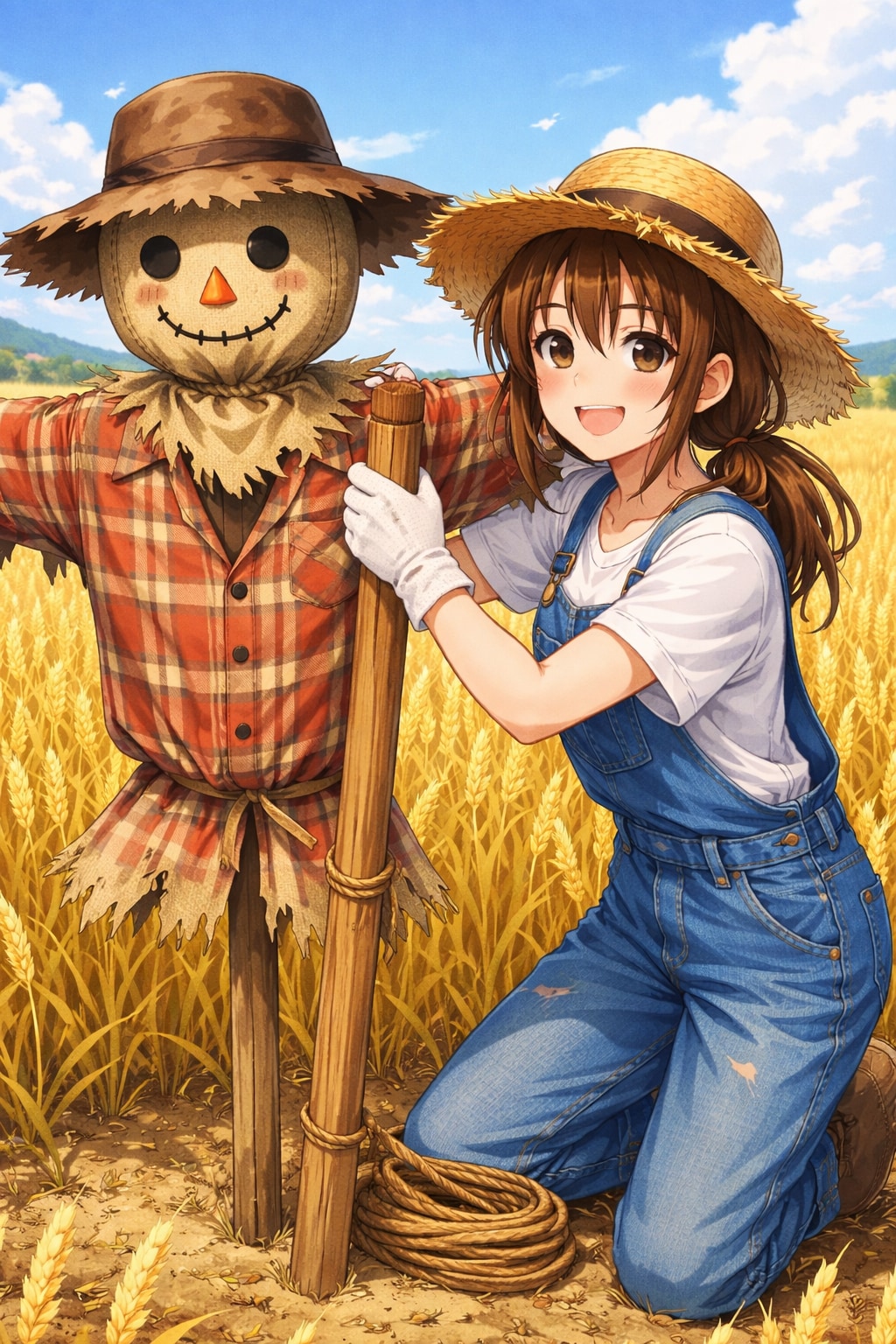 案山子を作ろう