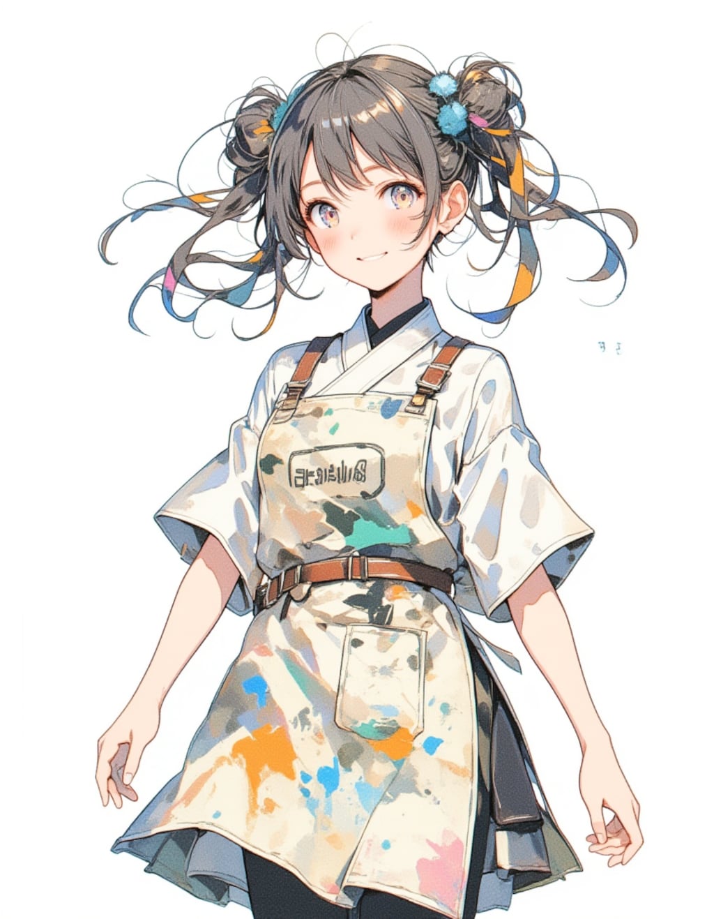 10歳の魔法少女FLUXとフェレットの相棒が彩る、FLUX特別表紙イラスト