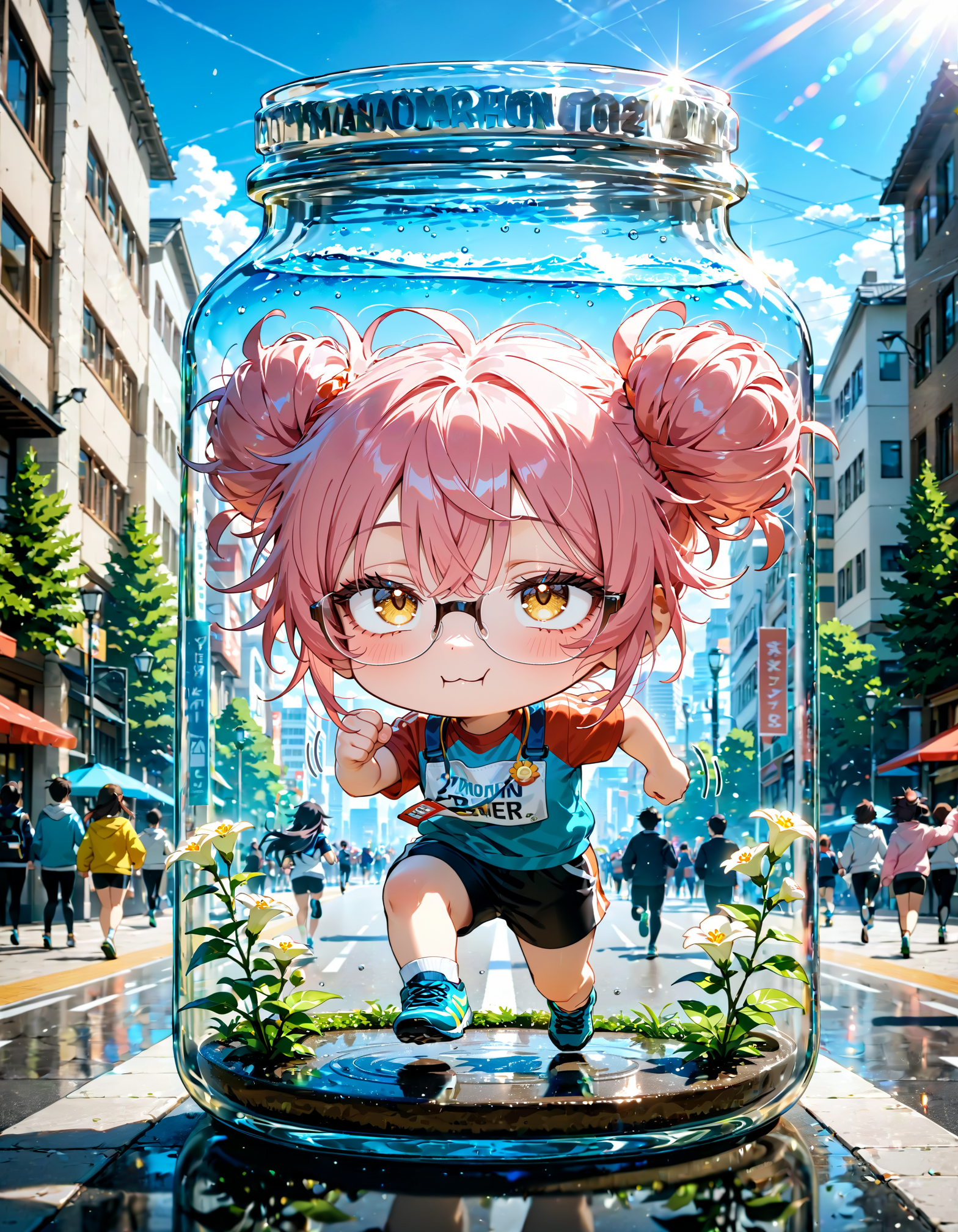 今日は何の日？　女子マラソンの日 | の人気AIイラスト・グラビア