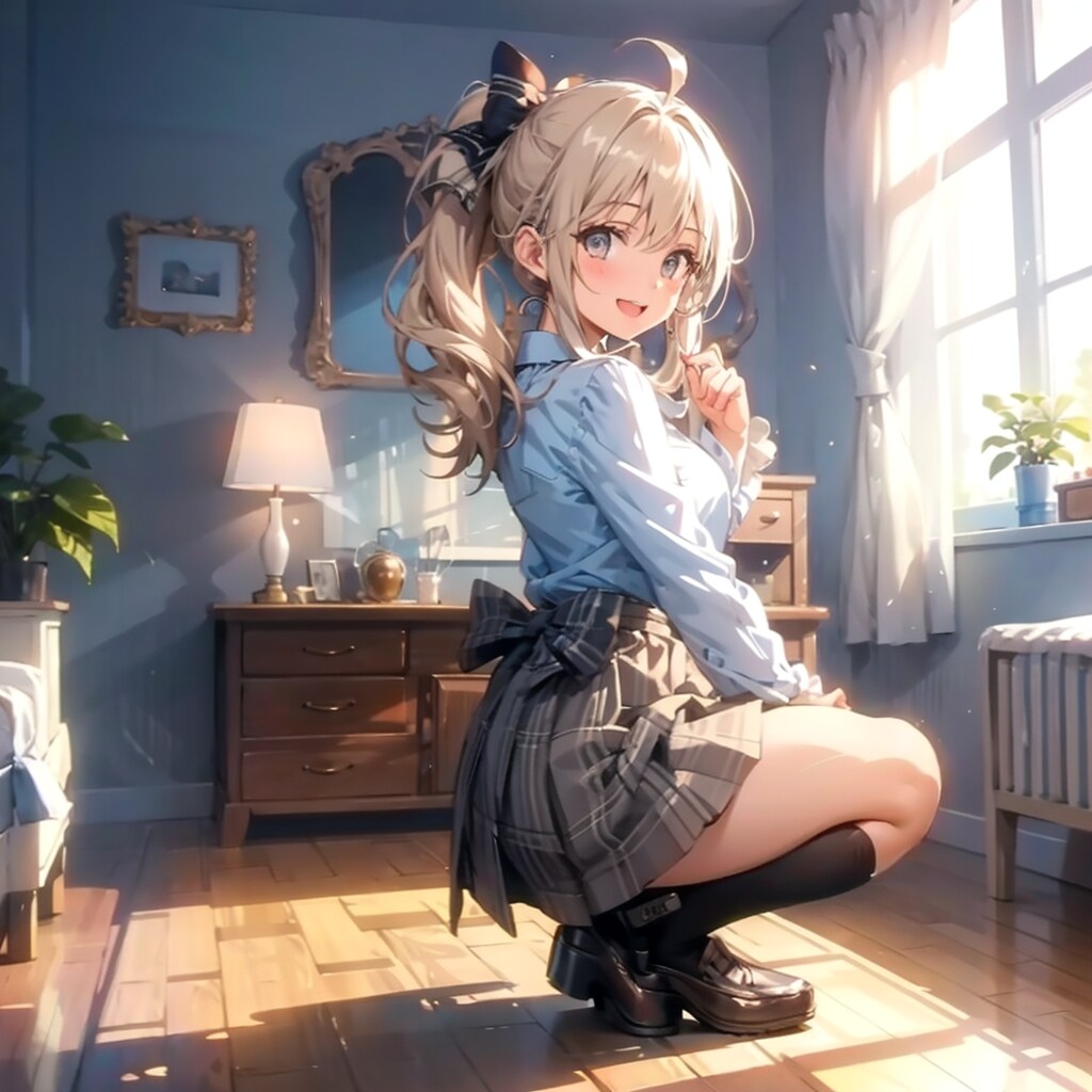 じろじろ見ないで♡