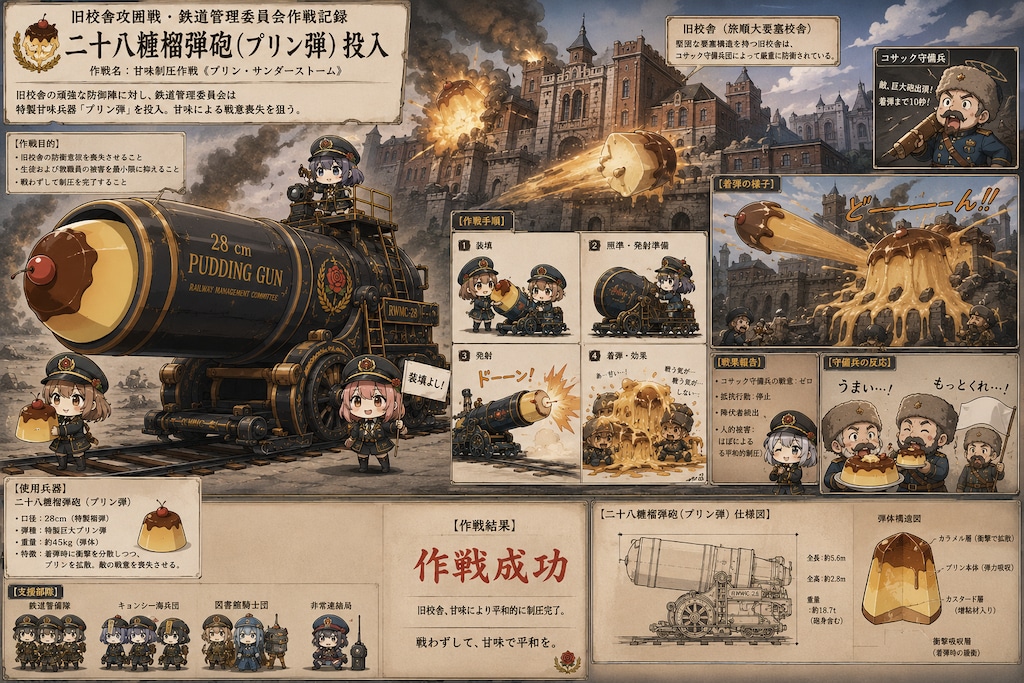 聖薔薇学園編〜旅順大要塞校舎攻囲戦《プリン・サンダーストーム》〜