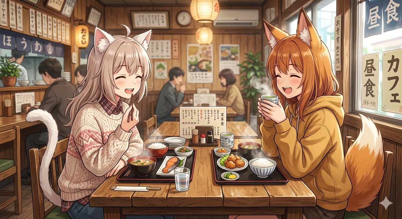 お昼ご飯 | の人気AIイラスト・グラビア