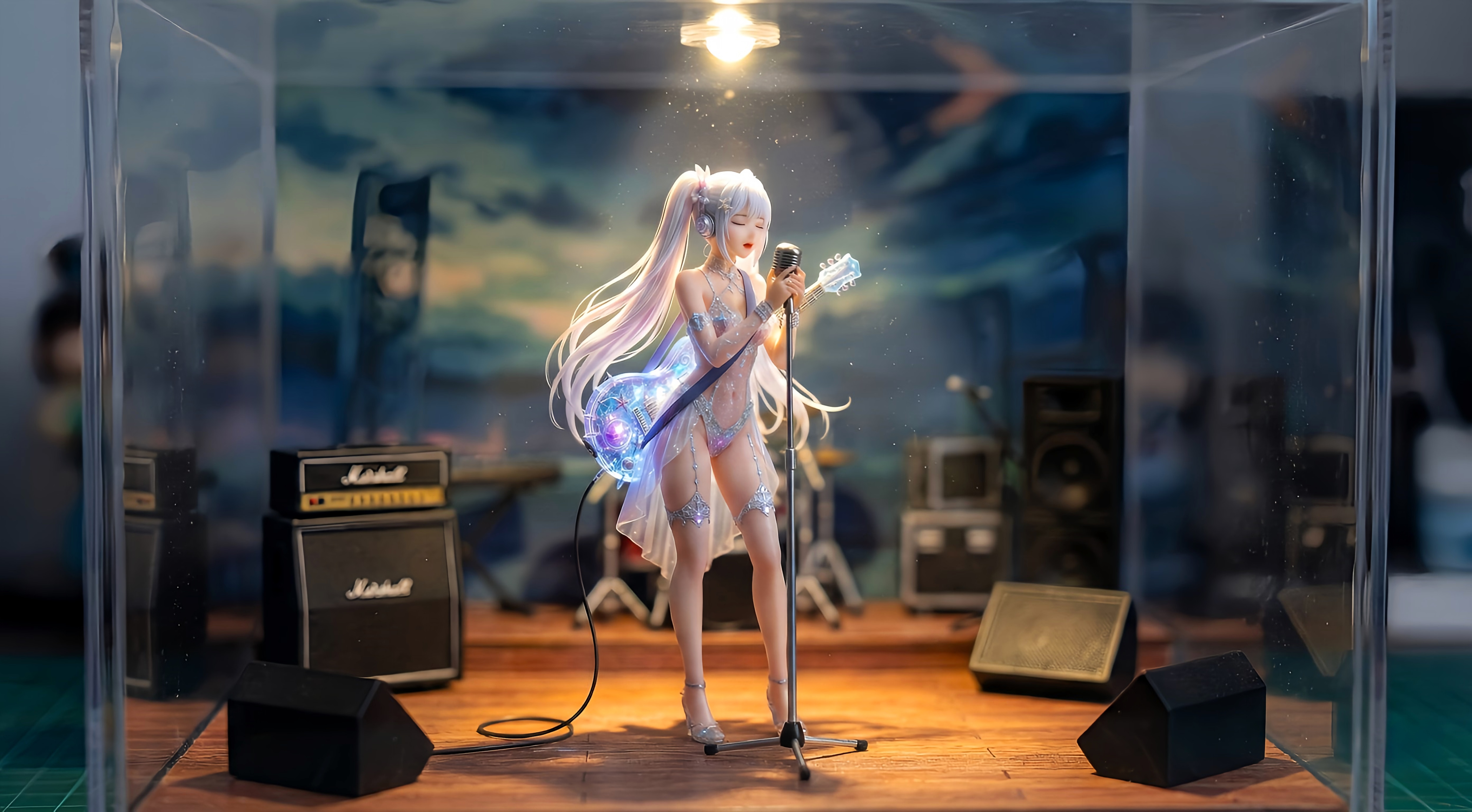 ジオラマ　スポットライト　アイドル