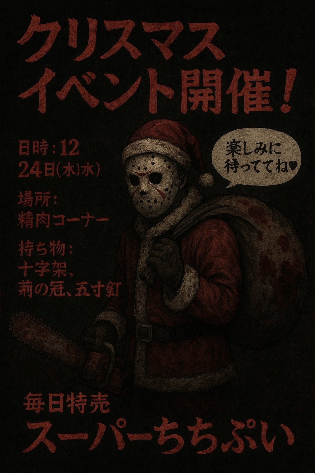 クリスマスイベントのチラシ | の人気AIイラスト・グラビア