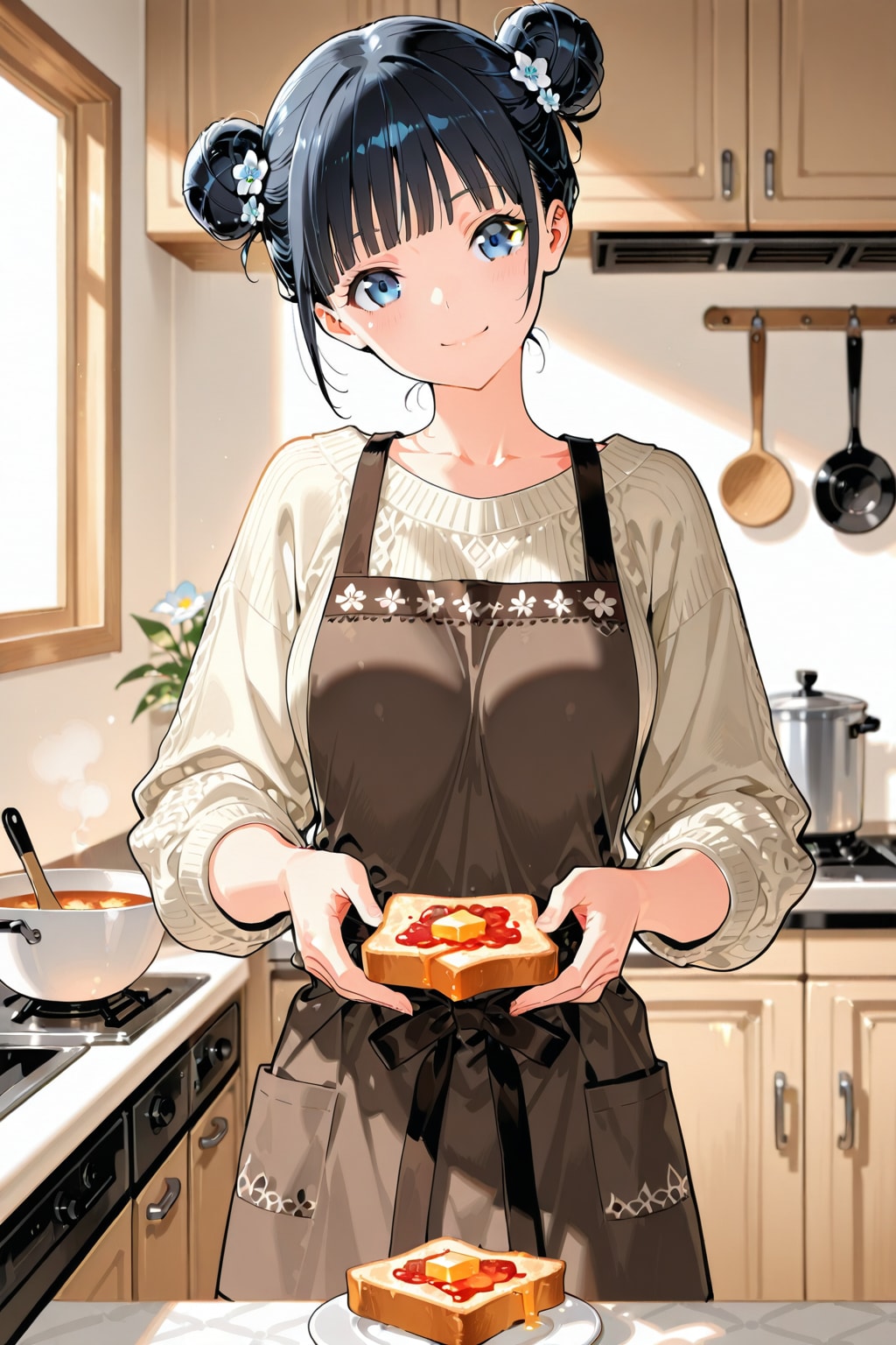 おだんごちゃん🍡✨と朝ごはん🍚✨　1/10