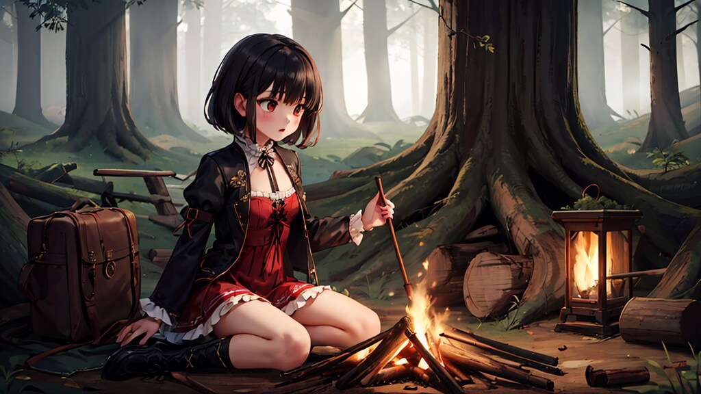 自作LORAにキャンプをしてもらいました×12