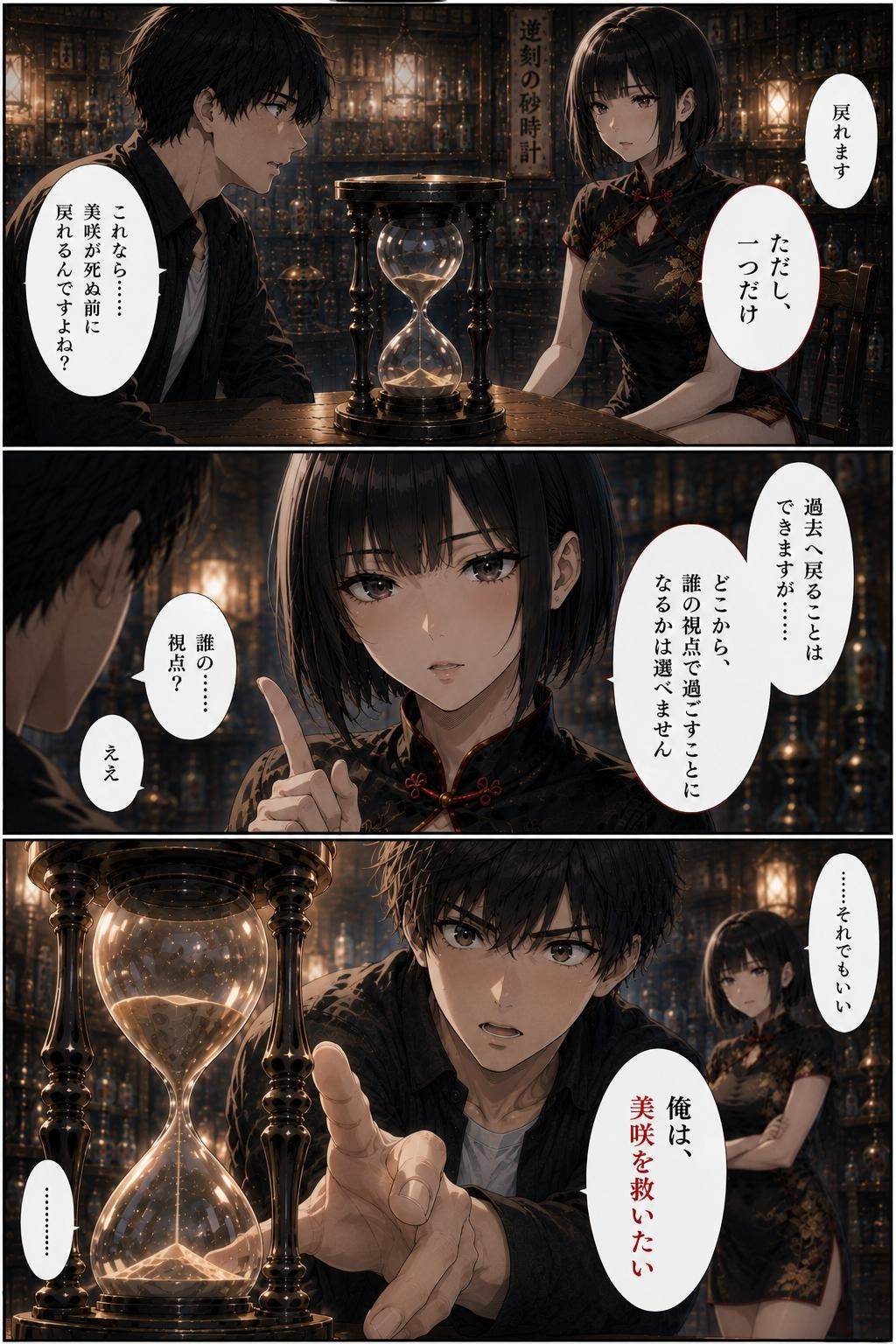 淫夢堂奇譚 第19話 逆刻の砂時計 前半