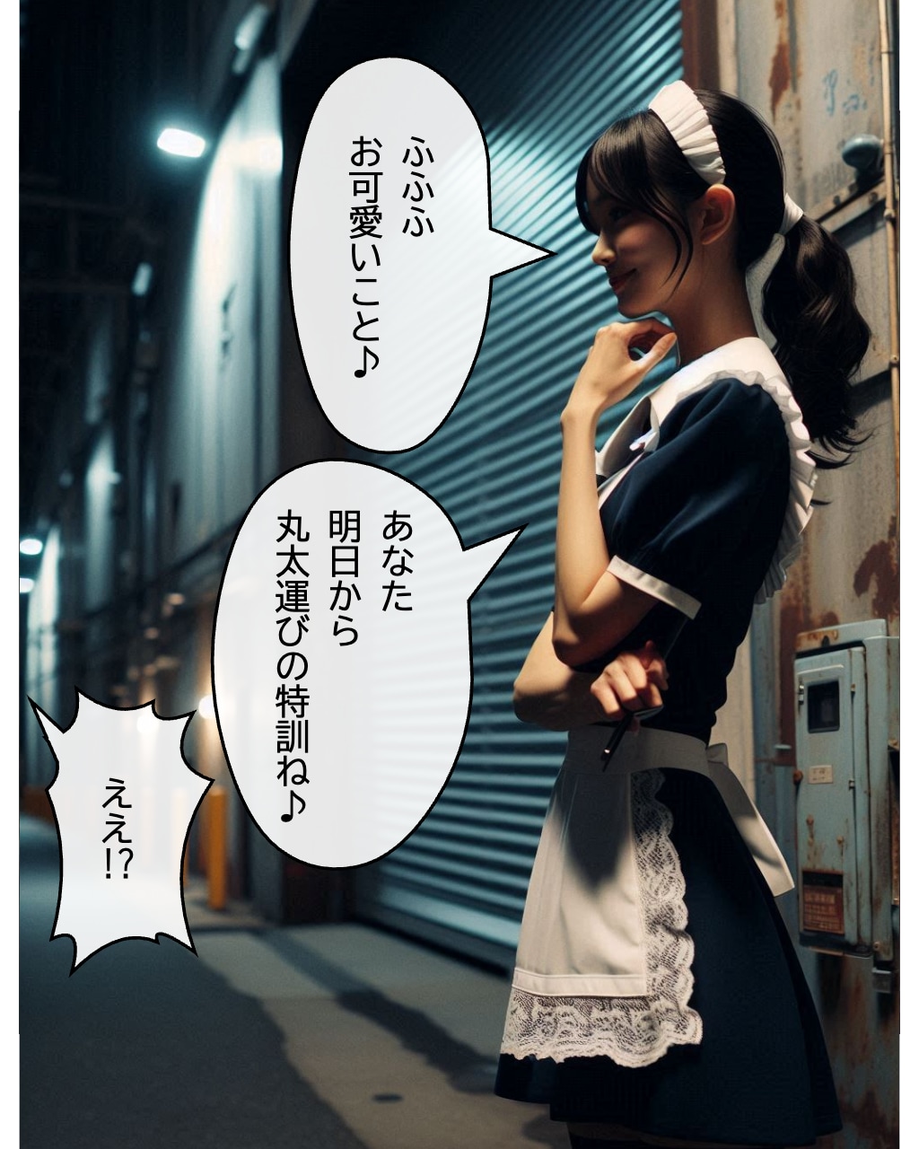 若き日のメイド長による強襲