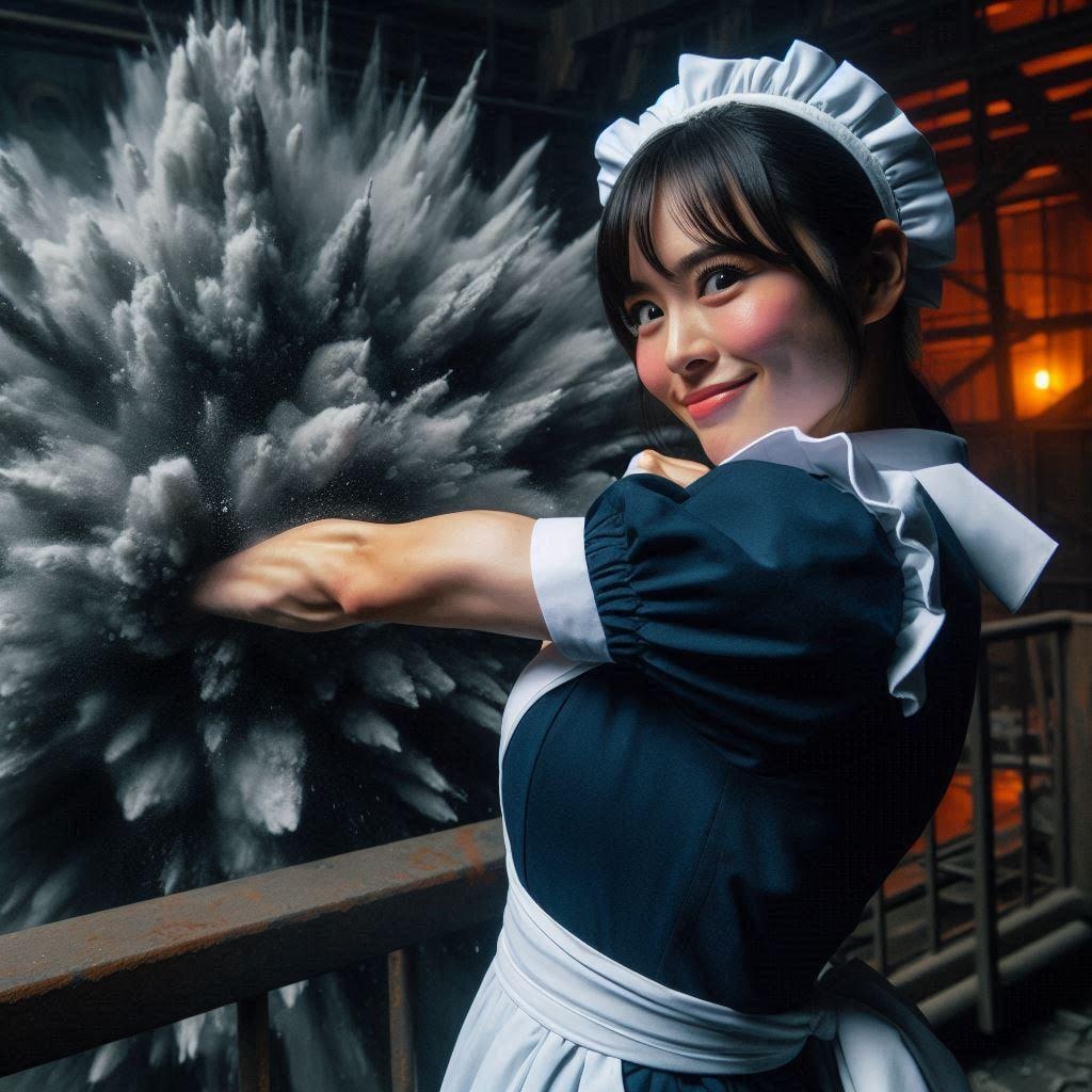 若き日のメイド長による強襲