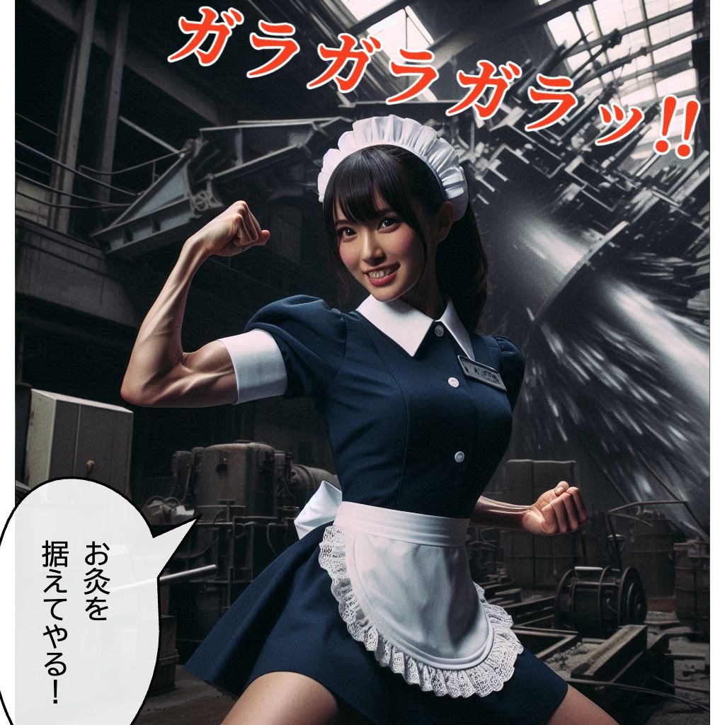 若き日のメイド長による強襲