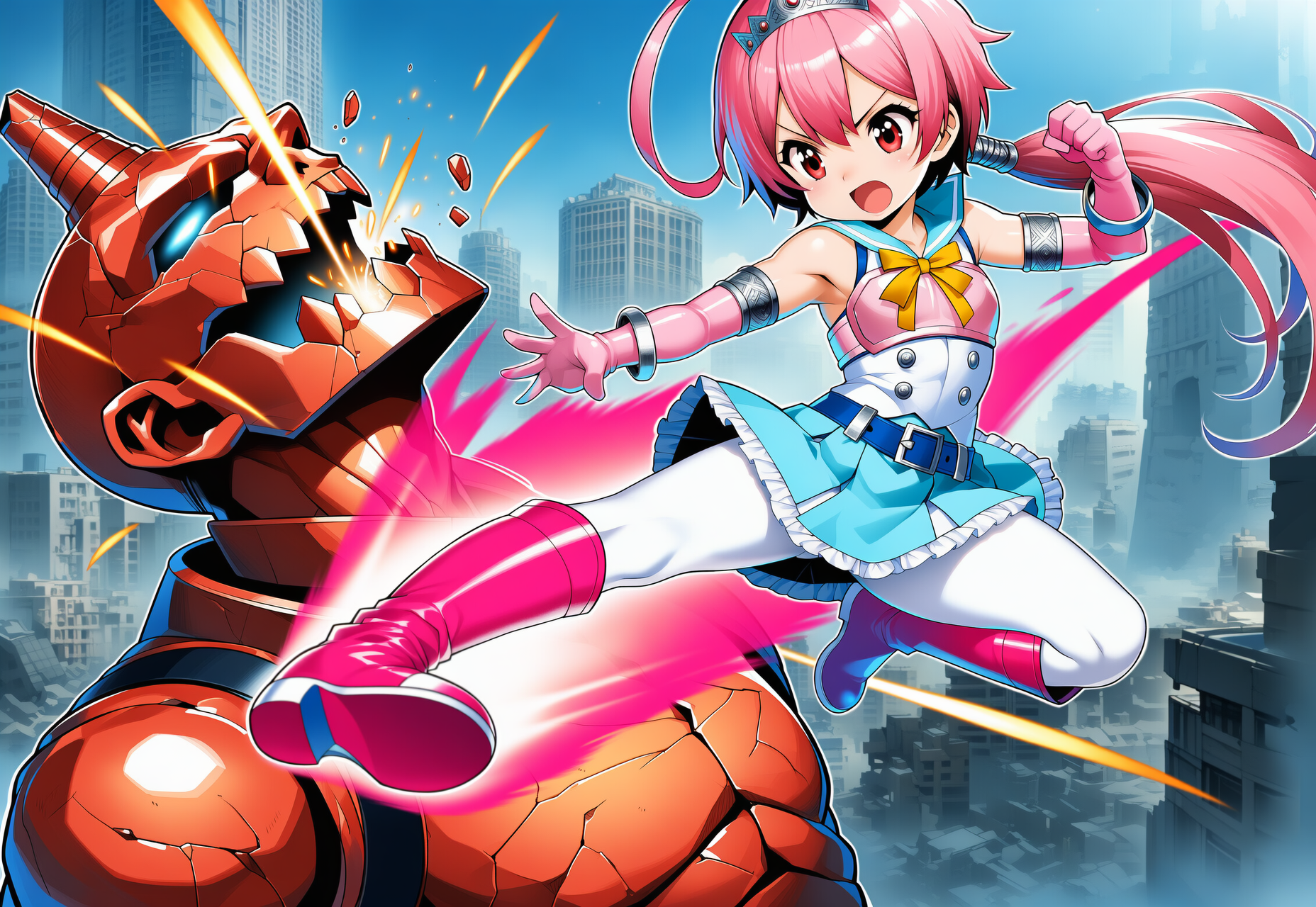 フライングキック千種 | の人気AIイラスト・グラビア