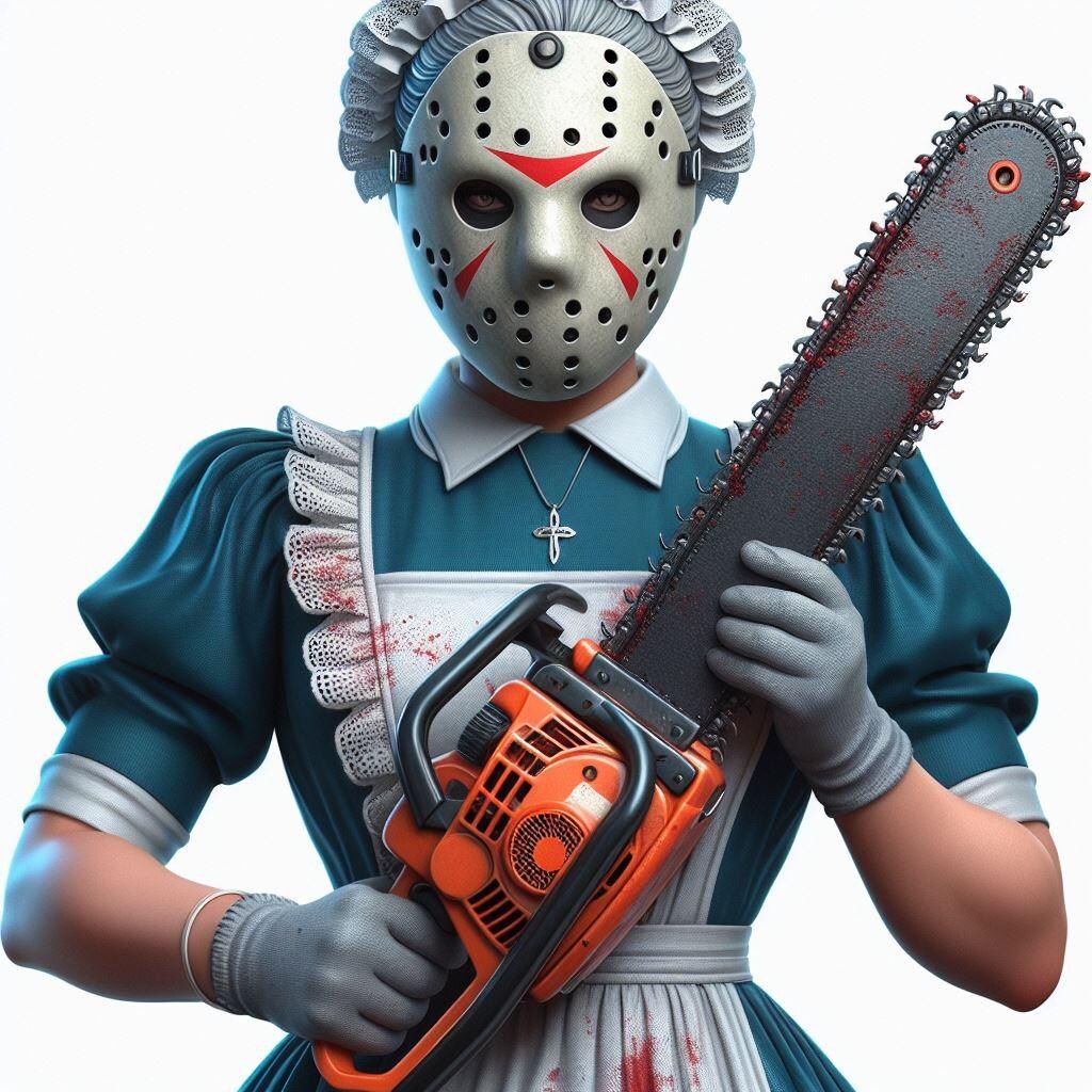 スーパーリアルチェンソーホッケーマスクメイド