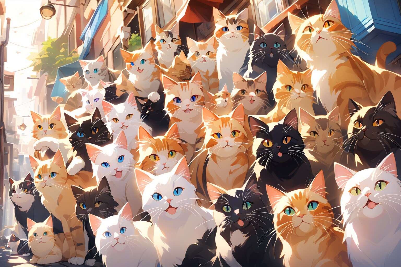 猫 | の人気AIイラスト・グラビア