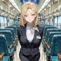 【CA】金髪お姉さん 2枚目