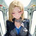 【CA】金髪お姉さん 3枚目