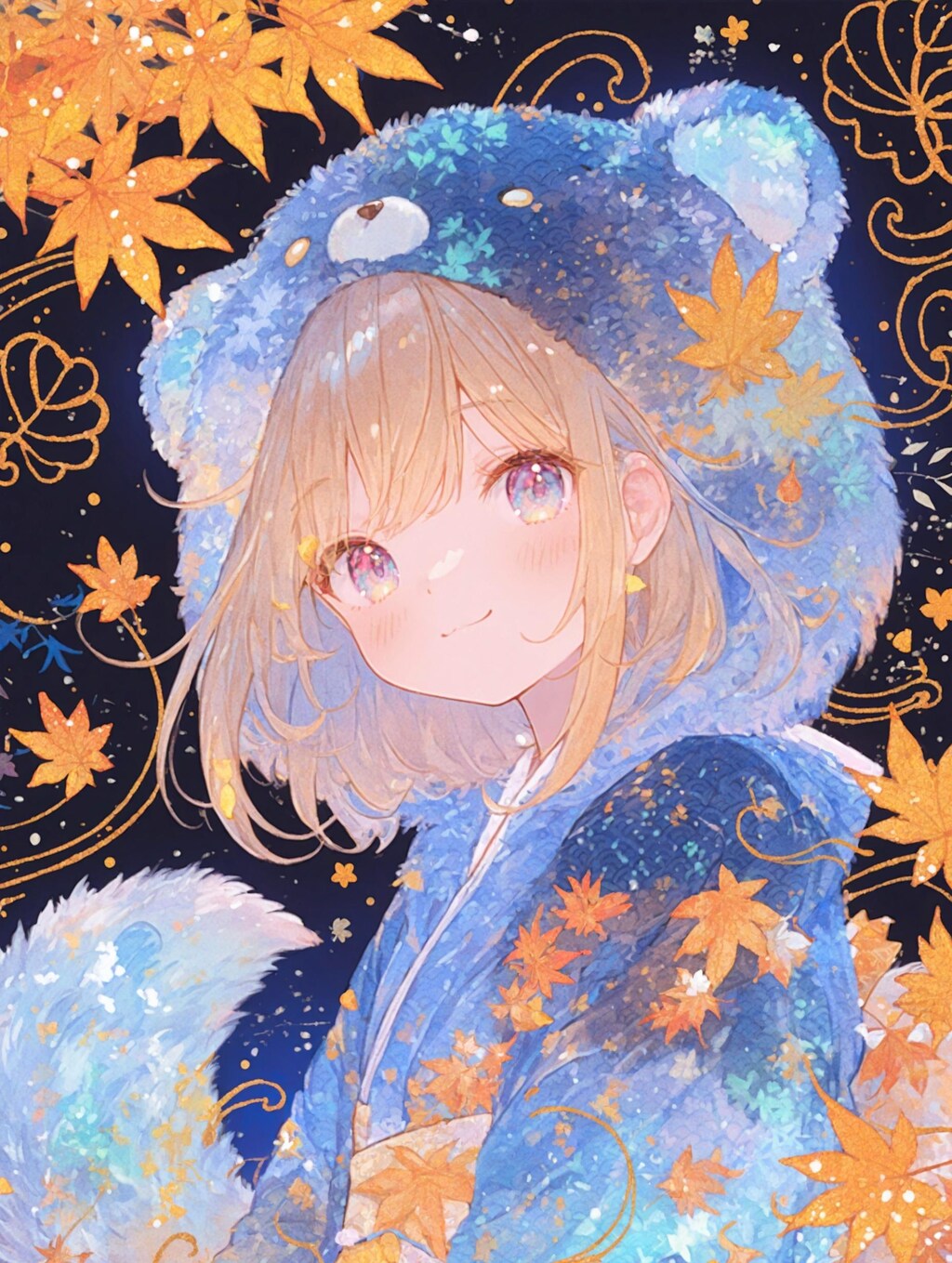 着ぐるみガールと秋模様