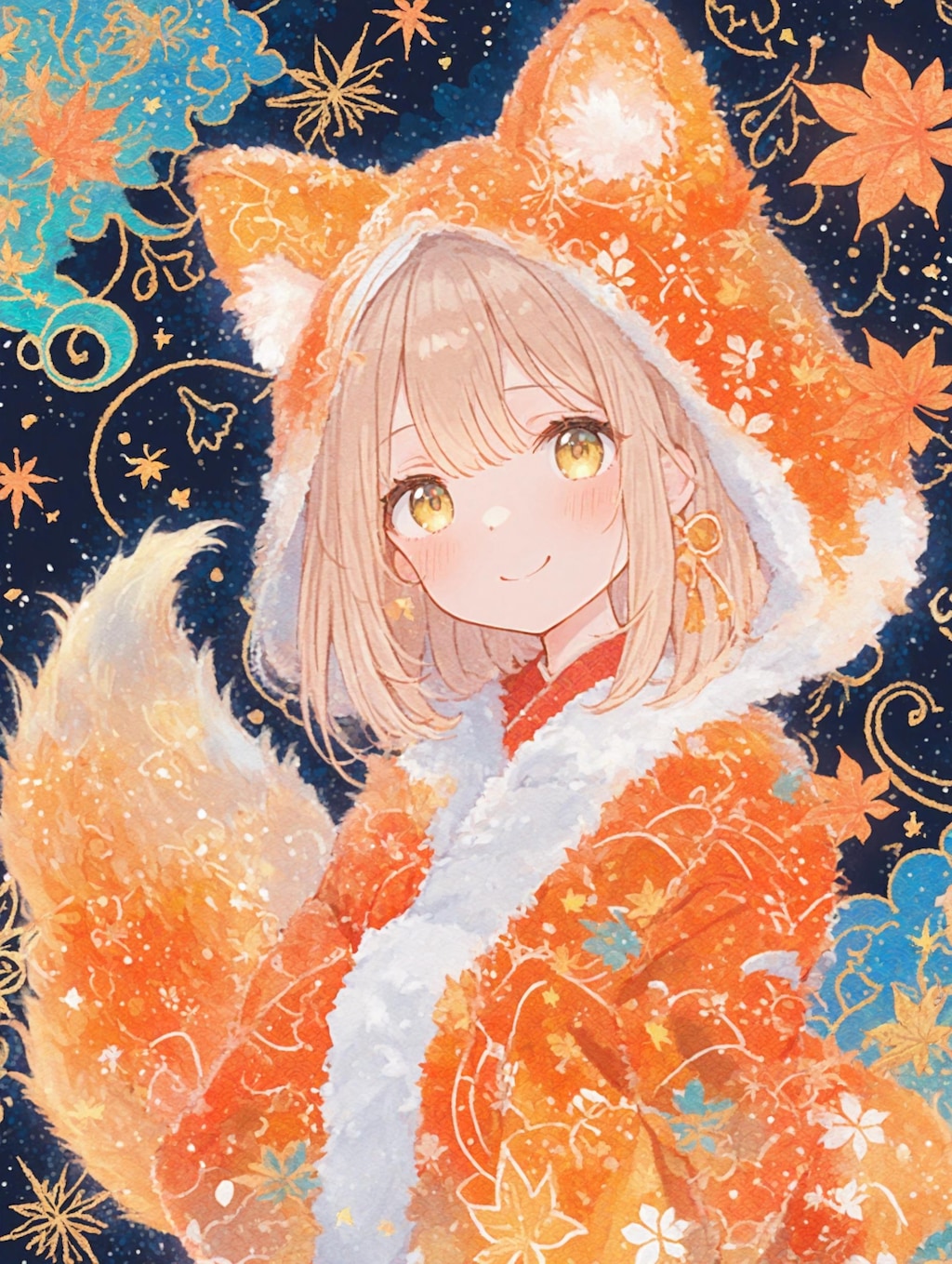 着ぐるみガールと秋模様