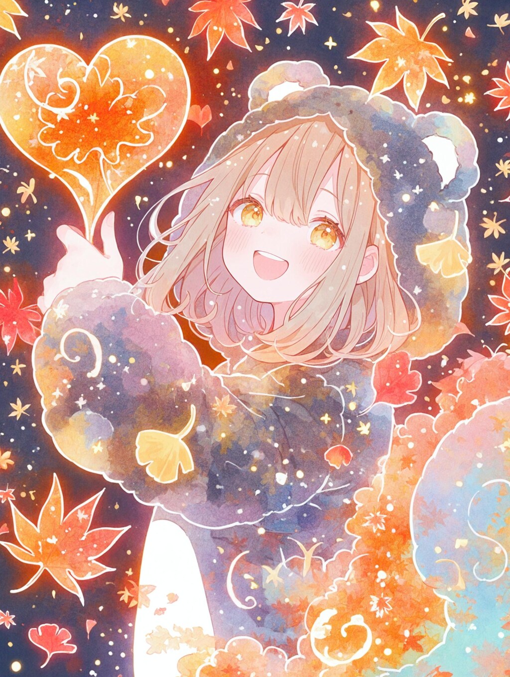 着ぐるみガールと秋模様