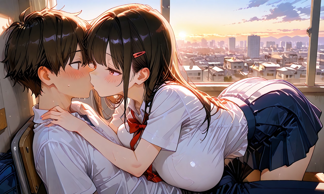 夕暮れのキス
