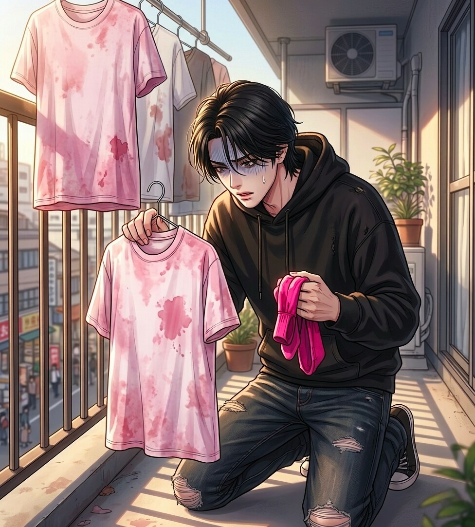 色物の洗礼…