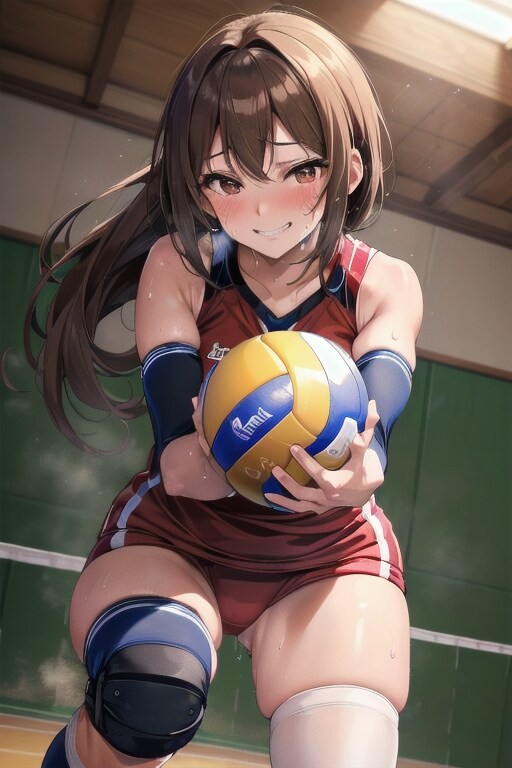 女子バレー部員