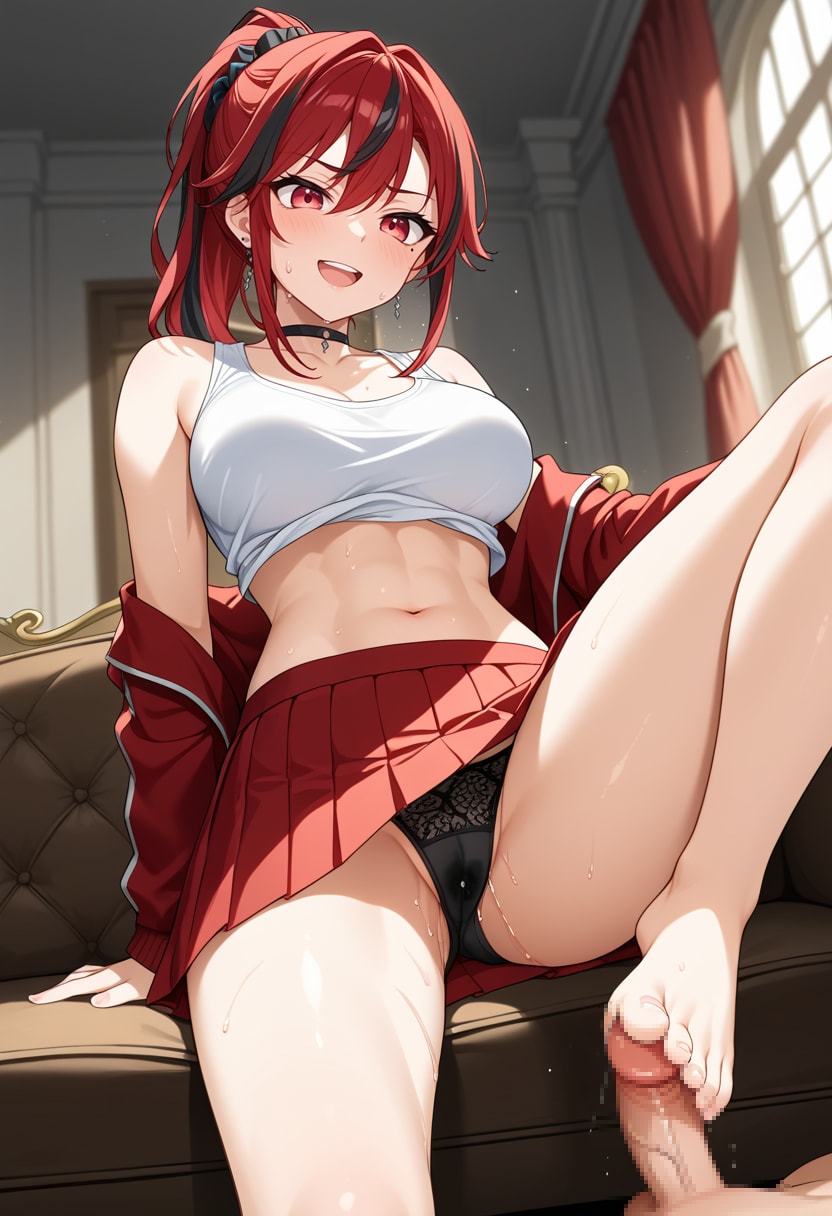 ドコ見てそんなに勃ってるの？(ニヤニヤ