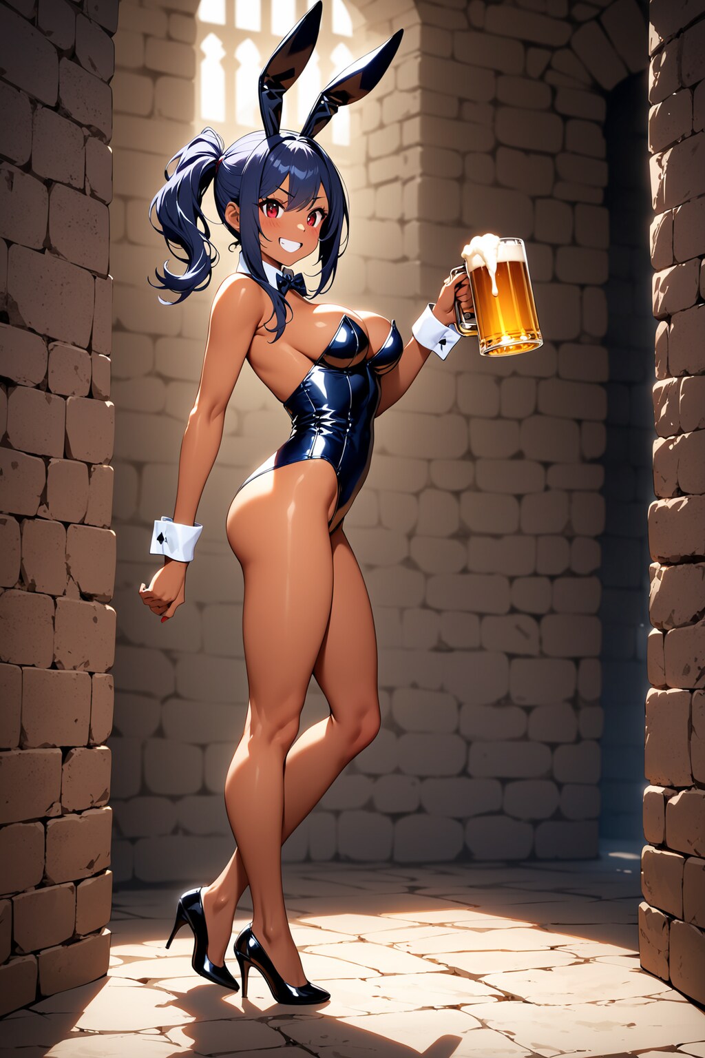 ダンジョンで出会った遊び人のバニーガール