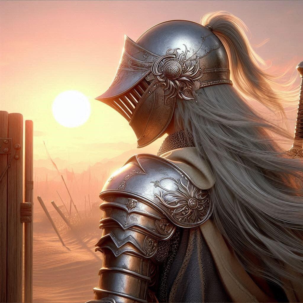 銀髪の女騎士４６