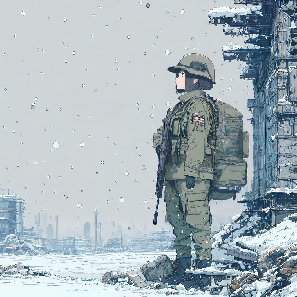 終末世界に雪が降る