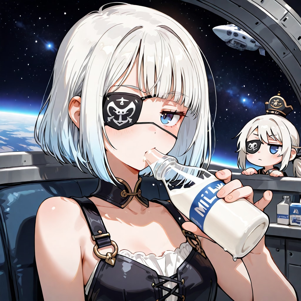 宇宙牛乳海賊 | の人気AIイラスト・グラビア