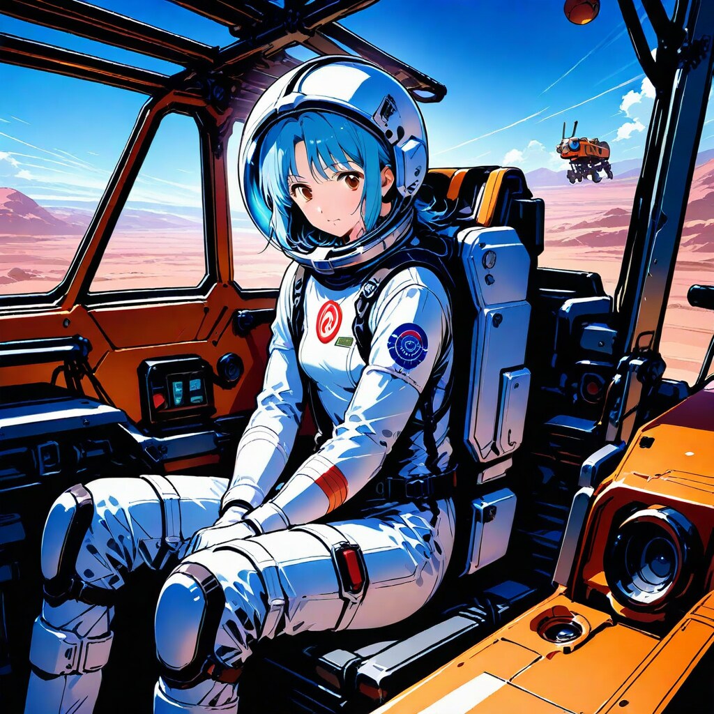 火星探査車でドライブを