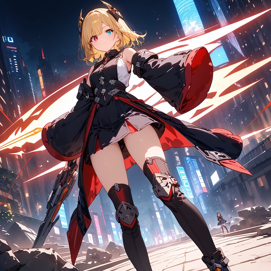 未来都市の少女たち | の人気AIイラスト・グラビア