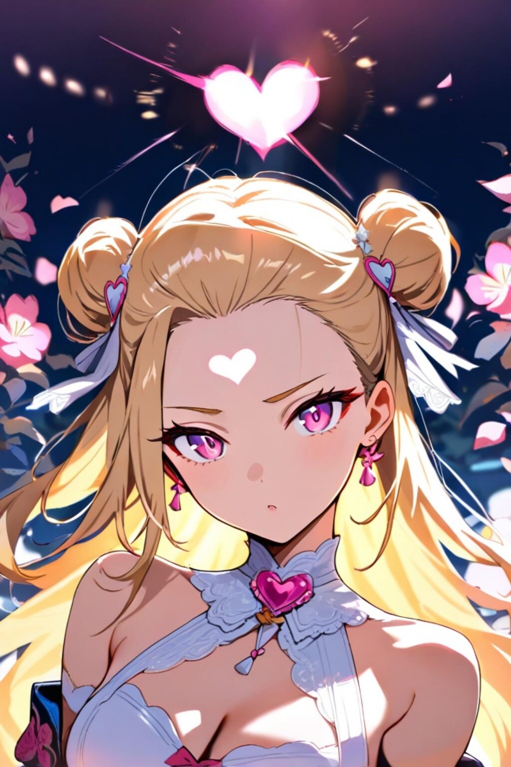 ハートの金髪ちゃん