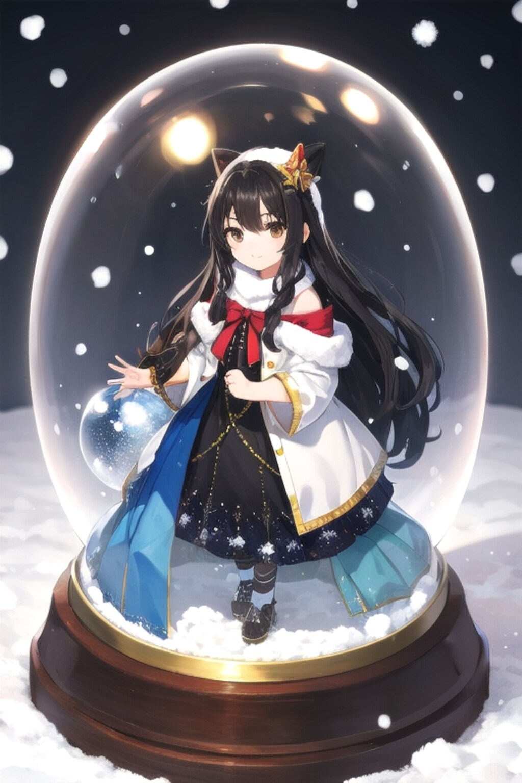 さくらちゃんフィギュア(スノードーム)