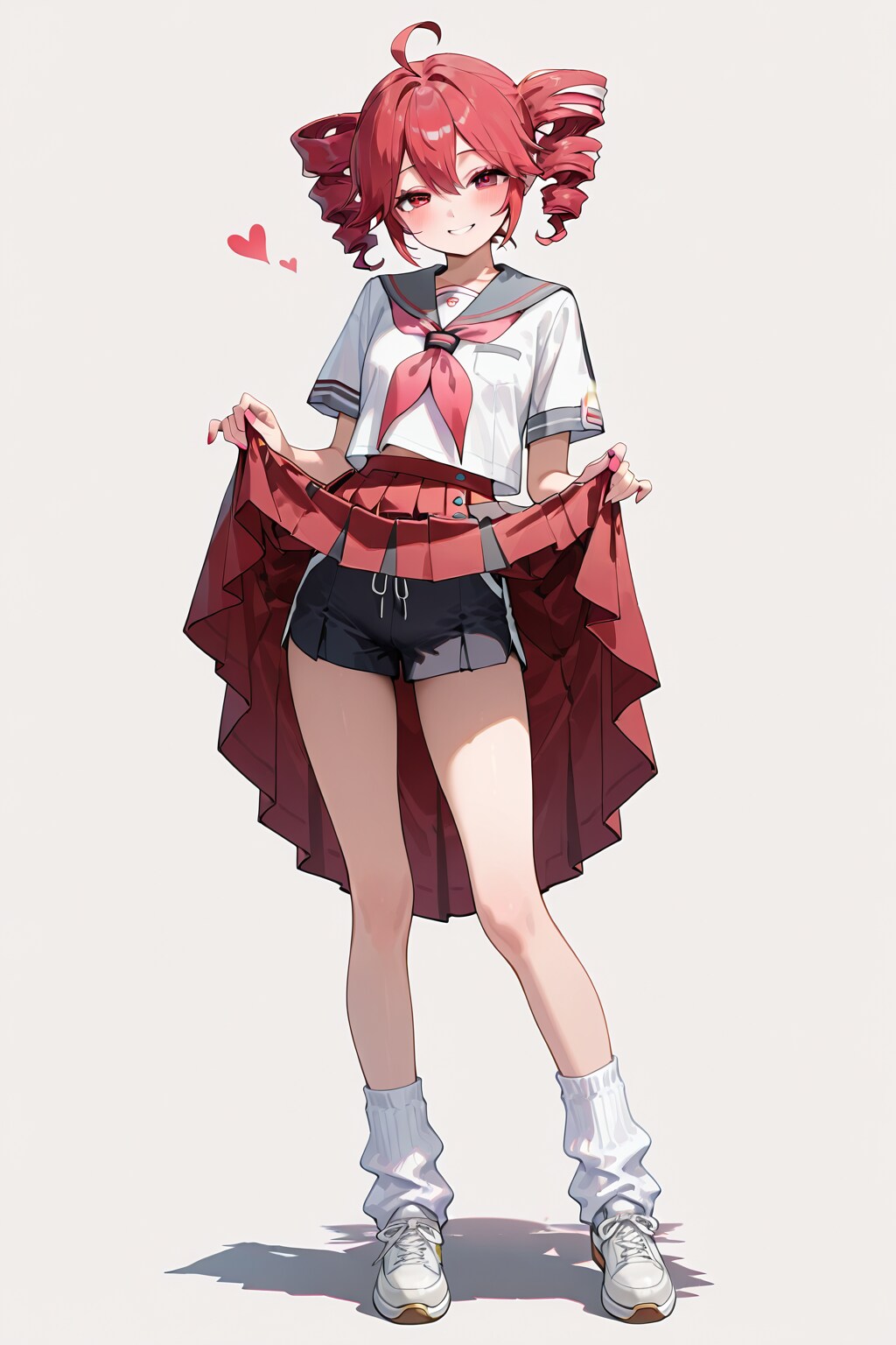 Teto showing off her shorts | の人気AIイラスト・グラビア