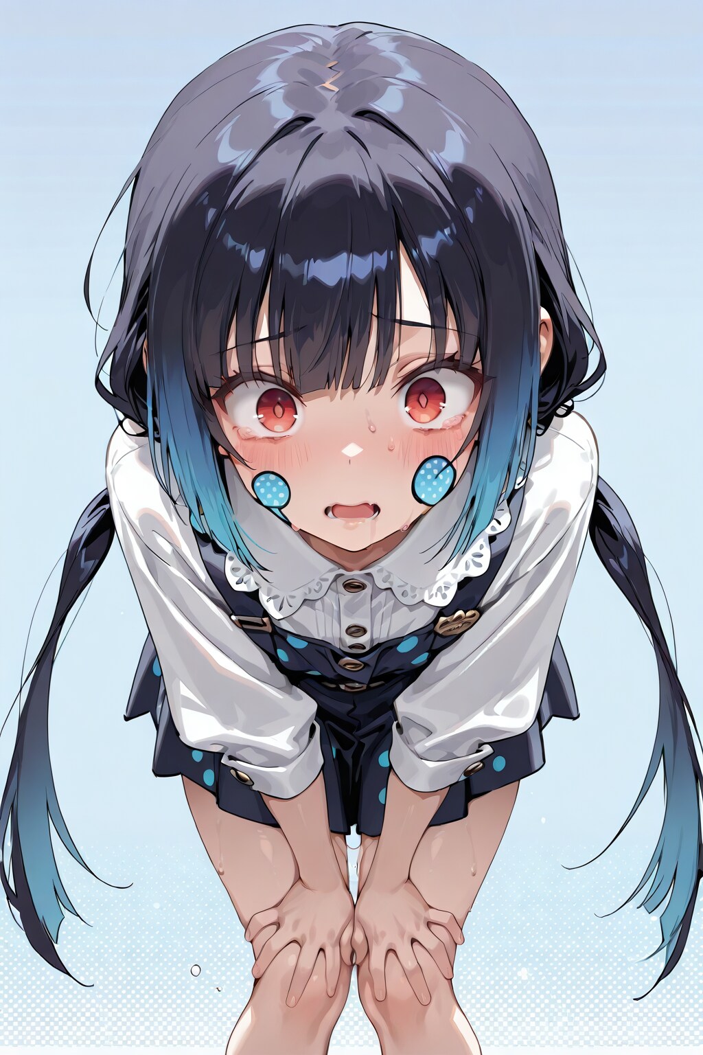 謎のほっぺシール