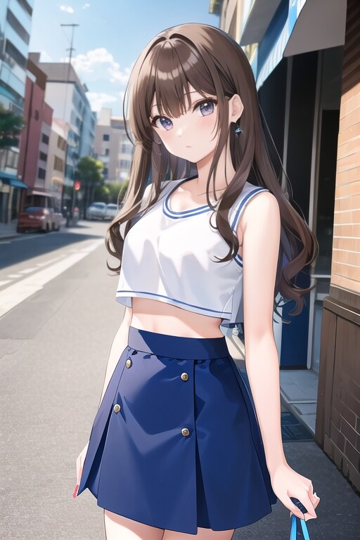 焦茶髪娘（519） | の人気AIイラスト・グラビア
