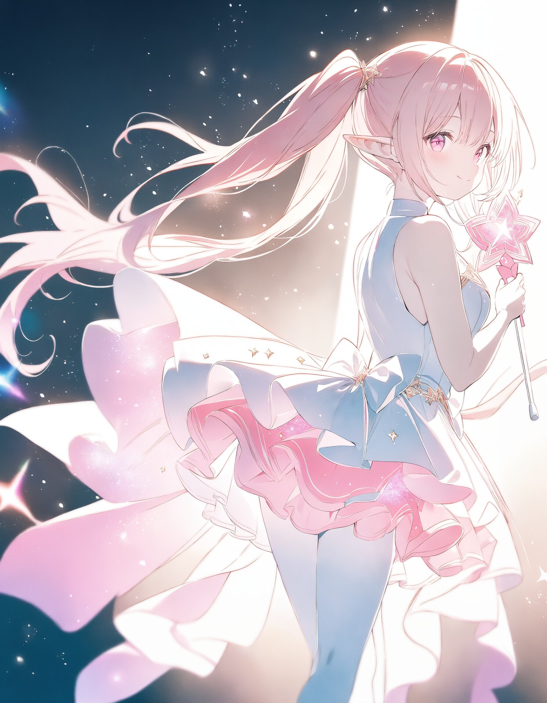 魔法少女エルフ姉さんXL | の人気AIイラスト・グラビア